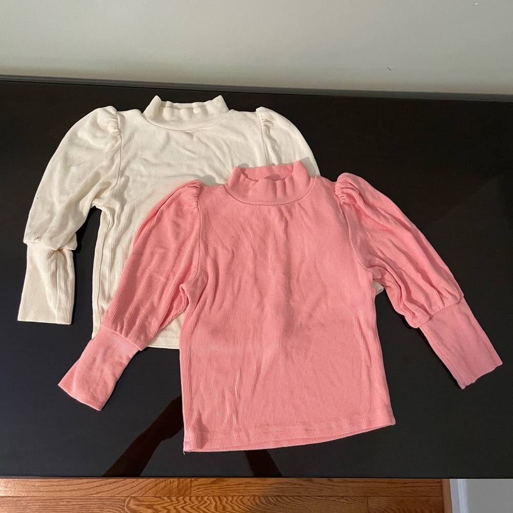 Set of 2 baby girl tops